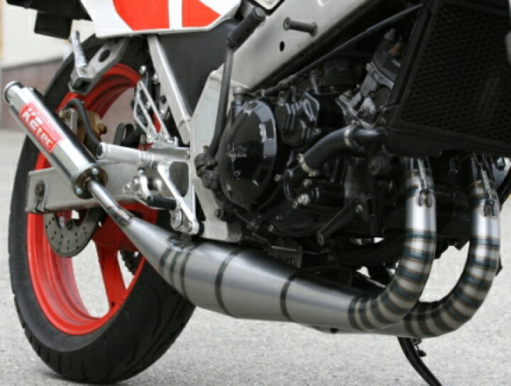 TZR250（1KT） 鏡面ステンレスストレートチャンバー Type2 K2-tec（ケイツーテック） バイク用品・パーツのゼロカスタム