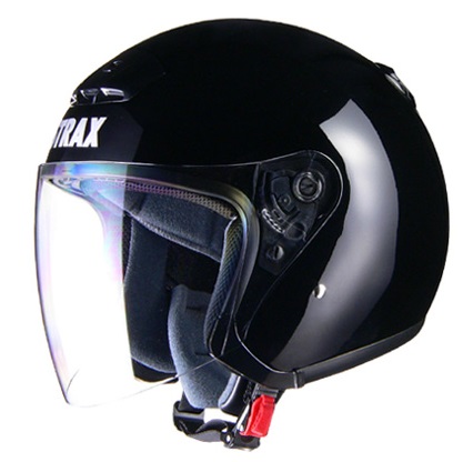 STRAX SJ-4 ジェットヘルメット ブラック BIG（63〜64cm未満） リード工業 | バイク用品・パーツのゼロカスタム