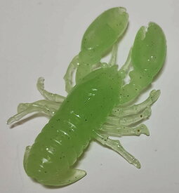 ワーム　シリコン　蛍光　1個　タコ釣り用