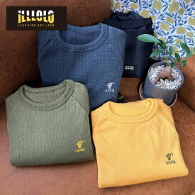 ＼LINE友達で500円OFFクーポン／STUFF BAG付き【公式】ILLLOLO 【軽暖】リブニットロングスリーブ KEIDAN RIBKNIT Long Sleeve Crew［スポーツウェア アンダーウェア インナー オールシーズン 春夏秋冬 メンズ レディース］ イオンスポーツ