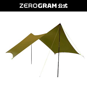 20%OFF�y�����zMinimalist Hexa Tarp (OLIVE) �[���O���� ZEROGRAM �w�L�T�^ �y�ʃ^�[�v 4-6�l �y�O �K�C���C���t 350x360cm UV �Ռ� ���悯 ���ϐ� �݉c�ȒP �J�[�L �I���[�u �o�R �����O�n�C�N �L�����v