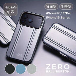 yŠXgAz X}zP[X iPhone 17 / 17 Pro / iPhone16 / iPhone16 Pro / iPhone16 Pro Max /iPhone16e X}zP[X wʌ^/蒠^ [n [no[g ZERO HALLIBURTON iPhoneP[X ACtHP[