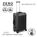【10年製品保証】スーツケース メンズ アルミ ゼロハリバートン ZERO HALLIBURTON Geo Aluminum 3.0 TR Spinner Travel Case 58L (24inch) ブラック 94307