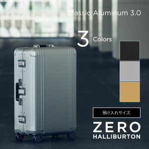yŠXgAz[no[g ZERO HALLIBURTON Classic Aluminum 3.0 Check-In Travel Case A~ X[cP[X Y  v 59L 88L S3F aTCY 94403 94404