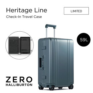 yŠXgAz[no[g ZERO HALLIBURTON A~ X[cP[X Y n[h[P[X aTCY 6000ԑA~ Heritage Line | Check-In Travel Case Horizon Blue zC]u[ 59L