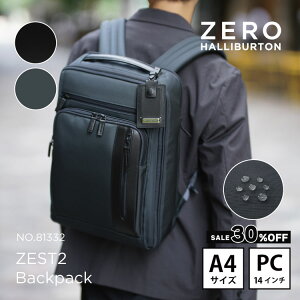 �y���S�̌����X�g�A�z�Z�[��30%�I�t�I �[���n���o�[�g�� ZERO HALLIBURTON | ZEST2 | Backpack A4/14 PC �r�W�l�X�o�b�O �o�b�N�p�b�N ��e�� ��� �o�� A4�t�@�C�����[ 81332