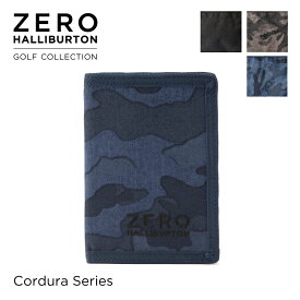 【安心の公式ストア 】ゼロハリバートン ZERO HALLIBURTON ゼロハリバートンゴルフ Cordura スコアホルダー 82008 ブラック/ブラックカモ/ネイビーカモ