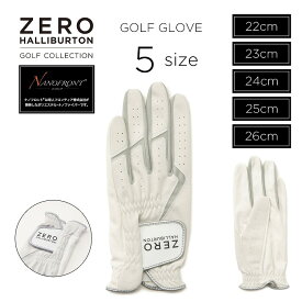 【安心の公式ストア】ゴルフグローブ All-Weather Glove ゼロハリバートン ZERO HALLIBURTON ゼロハリバートンゴルフ グローブ ホワイト ナノフロント 全5サイズ 22cm 23cm 24cm 25cm 26cm