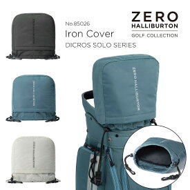 【安心の公式ストア】アイアンカバー ヘッドカバー｜ゴルフ ZERO HALLIBURTON GOLF ゼロハリバートンゴルフ DICROS SOLO Series Iron Cover ZHG-HC DS ディクロスソロ 軽量 撥水 ボンディング生地 IRON用 85026