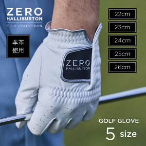 �y���������}���\���J�Ò��I�z�S���t�O���[�u Premium Sheepskin Golf Glove �[���n���o�[�g�� ZERO HALLIBURTON �[���n���o�[�g���S���t �O���[�u �z���C�g �V�[�v���U�[ �r�v �{�v�g�p �S5�T�C�Y 22cm 23c