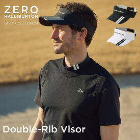 【安心の公式ストア 】ゼロハリバートン ZERO HALLIBURTON | ゴルフ GOLF | キャップ/バイザー メンズ　ダブルリブバイザー ZHG-CAP 23 Men's Double-Rib Visor 82545