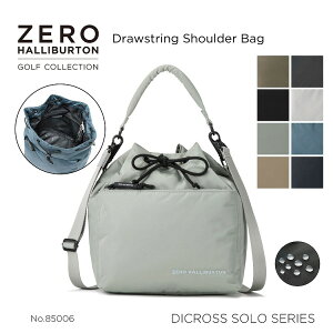 �y�X�[�p�[SALE����P�ő�34�{�z�V�����_�[�o�b�O �S���t ZERO HALLIBURTON GOLF �[���n���o�[�g���S���t DICROS SOLO Series Drawstring Shoulder Bag ZHG-B DS �f�B�N���X�\�� ��e�� �y�� ���� �{���f�B���O���n 