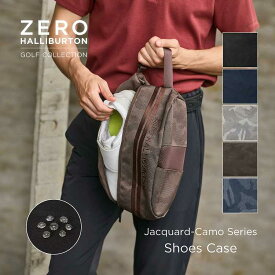 【スーパーSALE期間P最大34倍】シューズケース ゼロハリバートンゴルフ ZERO HALLIBURTON GOLF JC Series | Shoes Case ZHG-B26 JC カモフラ柄 シューズバッグ 靴入れ 85256