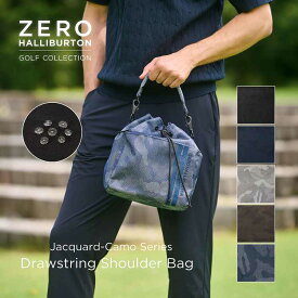 【5年製品保証】ショルダーバッグ ゼロハリバートンゴルフ ZERO HALLIBURTON GOLF JC Series | Drawstring Shoulder Bag ZHG-B26 JC カモフラ柄 ラウンドバッグ ミニショルダー ゴルフバッグ 85257