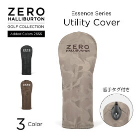 【安心の公式ストア】セール20%オフ！ ユーティリティ用 ヘッドカバー｜ゴルフ｜ゼロハリバートン ZERO HALLIBURTON GOLF ゼロハリバートンゴルフ Essence Series Utility Cover ZHG-B d5 26SS Added Colors カモフラ 全3色 82439