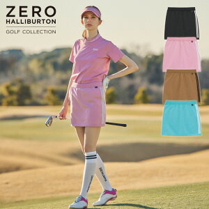 yŠXgAzZ[50%ItI [no[g ZERO HALLIBURTON | St GOLF | {bNXjbgXJ[g ZHG-W1c | Box Knit Skirt 82673