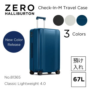 yŠXgAz[no[g ZERO HALLIBURTON | Classic Lightweight 4.0 | Check-In-M Travel Case 67L X[cP[X Y a _uLX^[ ÉLX^[ L[P[X t@Xi[ TS