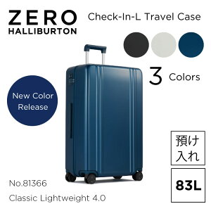 yŠXgAz[no[g ZERO HALLIBURTON | Classic Lightweight 4.0 | Check-In-L Travel Case 83L X[cP[X Y a _uLX^[ ÉLX^[ L[P[X t@Xi[ TS