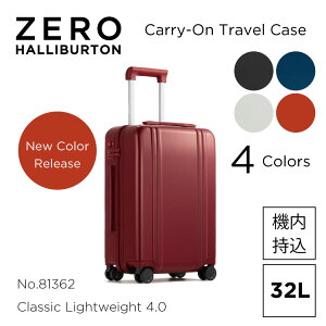 yŠXgA z[no[g ZERO HALLIBURTON | Classic Lightweight 4.0 | Carry-On Travel Case 32L X[cP[X Y @ _uLX^[ ÉLX^[ L[P[X t@Xi