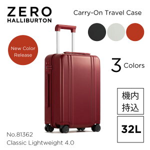 �y�{��0�̕t�����z�[���n���o�[�g�� ZERO HALLIBURTON | Classic Lightweight 4.0 | Carry-On Travel Case 32L �X�[�c�P�[�X �����Y �@���������� �_�u���L���X�^�[ �É��L���X�^�[ �L�����[�P�[�X �t�@�X�i�[ �R