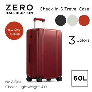 �y�{��0�̕t�����z�[���n���o�[�g�� ZERO HALLIBURTON | Classic Lightweight 4.0 | Check-In-S Travel Case 60L �X�[�c�P�[�X �����Y �a������ �_�u���L���X�^�[ �É��L���X�^�[ �t�@�X�i�[ TSA���b�N�y�� 81364