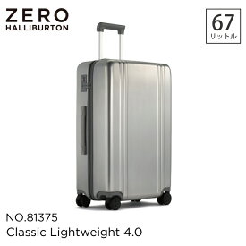 【安心の公式ストア 】ゼロハリバートン ZERO HALLIBURTON | Classic Lightweight 4.0 Metallic | Check-In-M Travel Case 67L スーツケース 預け入れ ダブルキャスター 静音キャスター キャリーケース ファスナー TSAロック 軽量 81375