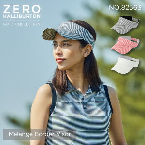 �y���������}���\���J�Ò��z�[���n���o�[�g�� ZERO HALLIBURTON | ZHG-CAP 24 Women's | Melange Border Visor 82563