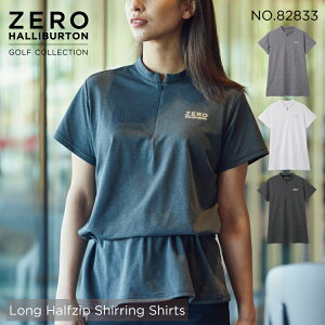 yŠXgAzZ[30It [no[g ZERO HALLIBURTON | ZHG-W4S2 | Long Halfzip Shirring Shirts fB[X StEFA Vc 82833