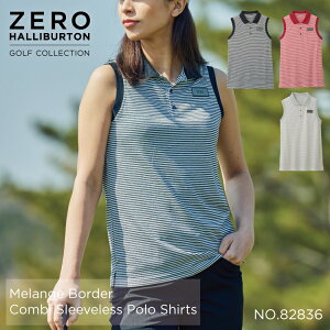 y{5̕tzZ[30It [no[g ZERO HALLIBURTON | ZHG-W4S4b | Melange Border Combi Sleeveless Polo Shirts fB[X StEFA |Vc 82836