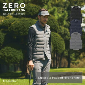 yŠXgAzZ[30%It [no[g ZERO HALLIBURTON | ZHG-A4A5b | Knitted & Padded Hybrid Vest ȃxXg 82857
