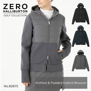 yŠXgAzZ[30%It [no[g ZERO HALLIBURTON | ZHG-W4A4a | Knitted & Padded Hybrid Blouson ȃu] 82875