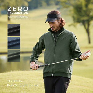 yŠXgAz[no[gSt ZERO HALLIBURTON GOLF | ZHG-M5A1a | Full-Zip Light Jacket H~ YEFA StEFA WbvWPbg 85106