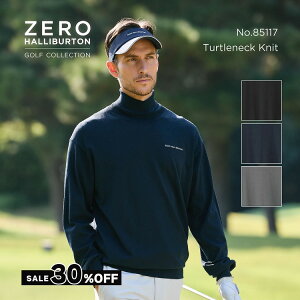 �y�X�[�p�[SALE����P�ő�34�{�z�Z�[��30%�I�t �[���n���o�[�g���S���t ZERO HALLIBURTON GOLF | ZHG-M5A4e | Turtleneck Knit �H�~ �����Y�E�F�A �S���t�E�F�A �^�[�g���l�b�N�j�b�g �n�C�l�b�N 85117