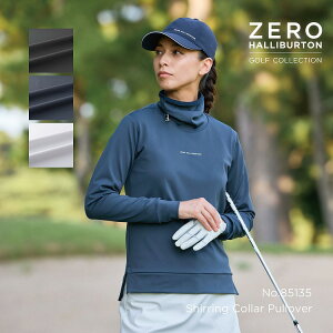 y}\JÒz[no[gSt ZERO HALLIBURTON GOLF | ZHG-W5A3 | Shirring Collar Pullover H~ fB[XEFA StEFA Xsh nClbN 85135