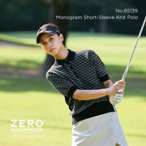 y{0̕tz[no[gSt ZERO HALLIBURTON GOLF | ZHG-W5A4d | Monogram Short-Sleeve Knit Polo fB[XEFA StEFA mOjbg|Vc 85139