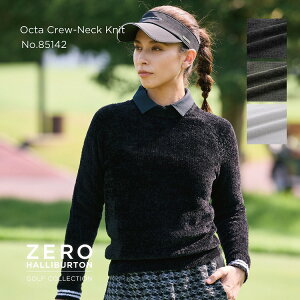 y}\JÒz[no[gSt ZERO HALLIBURTON GOLF | ZHG-W5A5 | Octa Crew-Neck Knit H~ fB[XEFA StEFA N[lbNjbg 85142