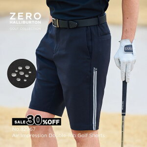yŠXgAzZ[30%It [no[gSt ZERO HALLIBURTON GOLF | ZHG-M5S11d | Air Impression Double-Rib Golf Shorts StEFA V[gpc _uu Y 82967