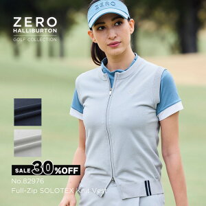 yŠXgAzZ[30%It [no[gSt ZERO HALLIBURTON GOLF | ZHG-W5S3a | Full-Zip SOLOTEX Knit Vest StEFA \ebNXxXg fB[X 82976