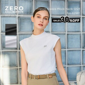 yŠXgAzZ[30%It [no[gSt ZERO HALLIBURTON GOLF | ZHG-W5S6b | French Sleeve Mock Neck Shirt StEFA bNlbNVc fB[X 82981