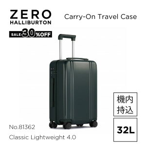 yŠXgA zZ[30%It [no[g ZERO HALLIBURTON |Classic Lightweight 4.0 | Carry-On Travel Case 32L X[cP[X Y @ _uLX^[ ÉLX^[ L[P