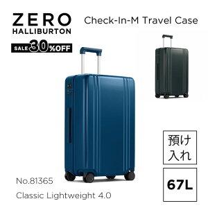 �y�{��0�̕t�����z�Z�[��30%�I�t �[���n���o�[�g�� ZERO HALLIBURTON | Classic Lightweight 4.0 | Check-In-M Travel Case 67L �X�[�c�P�[�X �����Y �a������ �_�u���L���X�^�[ �É��L���X�^�[ �L�����[�P�[�X �t