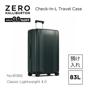 yŠXgAzZ[30%It [no[g ZERO HALLIBURTON | Classic Lightweight 4.0 | Check-In-L Travel Case 83L X[cP[X Y a _uLX^[ ÉLX^[ L[P[X