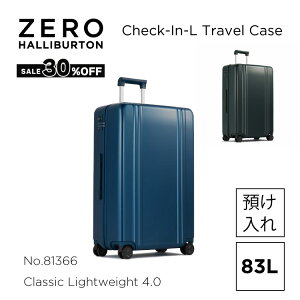 �y�{��0�̕t�����z�Z�[��30%�I�t �[���n���o�[�g�� ZERO HALLIBURTON | Classic Lightweight 4.0 | Check-In-L Travel Case 83L �X�[�c�P�[�X �����Y �a������ �_�u���L���X�^�[ �É��L���X�^�[ �L�����[�P�[�X �t