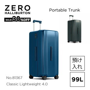 �y�労�ӍՊJ�Ò��I�z�Z�[��30%�I�t �[���n���o�[�g�� ZERO HALLIBURTON | Classic Lightweight 4.0 | Portable Trunk 99L �X�[�c�P�[�X �����Y �g�����N�^ �a������ �_�u���L���X�^�[ �É��L���X�^�[ �L�����[
