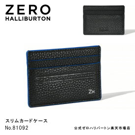 【安心の公式ストア 】 カードケース ZERO HALLIBURTON ゼロハリバートン 財布 牛革 父の日 ギフト メンズ 81092
