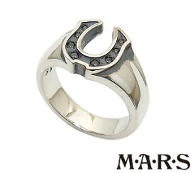 M・A・R・S M.A.R.S mars マーズ M1808R 馬蹄 ホースシュー ブラックダイヤ リング 指輪【ギフト包装-対応】
