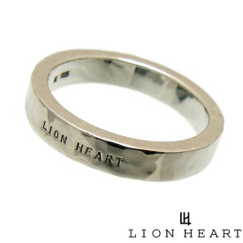 LION HEART ライオンハート 01RN0551 シルバー925 槌目加工 ロゴ リング 指輪 【ギフト包装-対応】