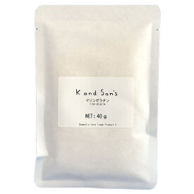 ゼラチン 顆粒 マリンゼラチン 35g K and Son's