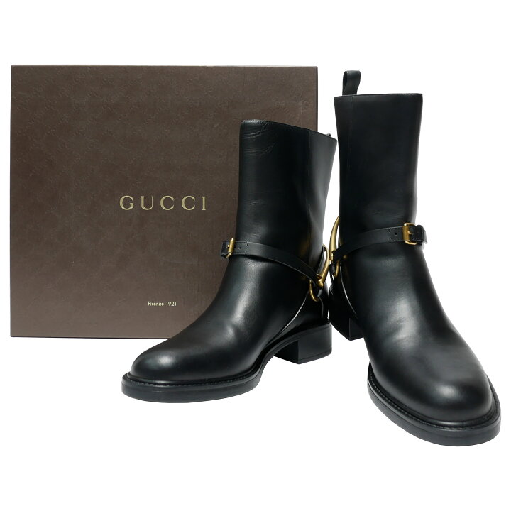 楽天市場】【中古】【非常に良い】 GUCCI グッチ エンジニアブーツ 