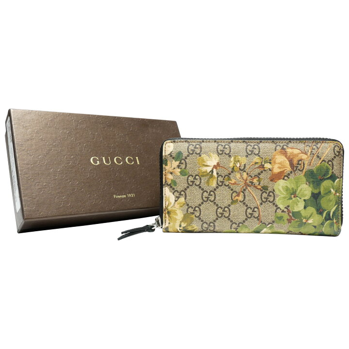楽天市場】【中古】【非常に良い】 GUCCI グッチ GGブルームス 財布 長 